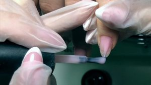 Белый френч / френч гель лаком / дизайн ногтей френч