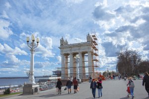 Волгоград, центр города. Обзор