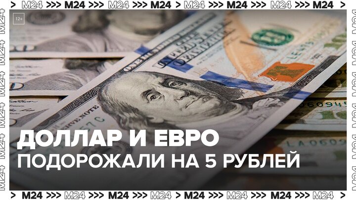 Доллар и евро подорожали на пять рублей на этой неделе - Москва 24