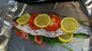 Лещ в духовке в фольге