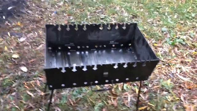 Мангал складной ТУРИСТ обзор