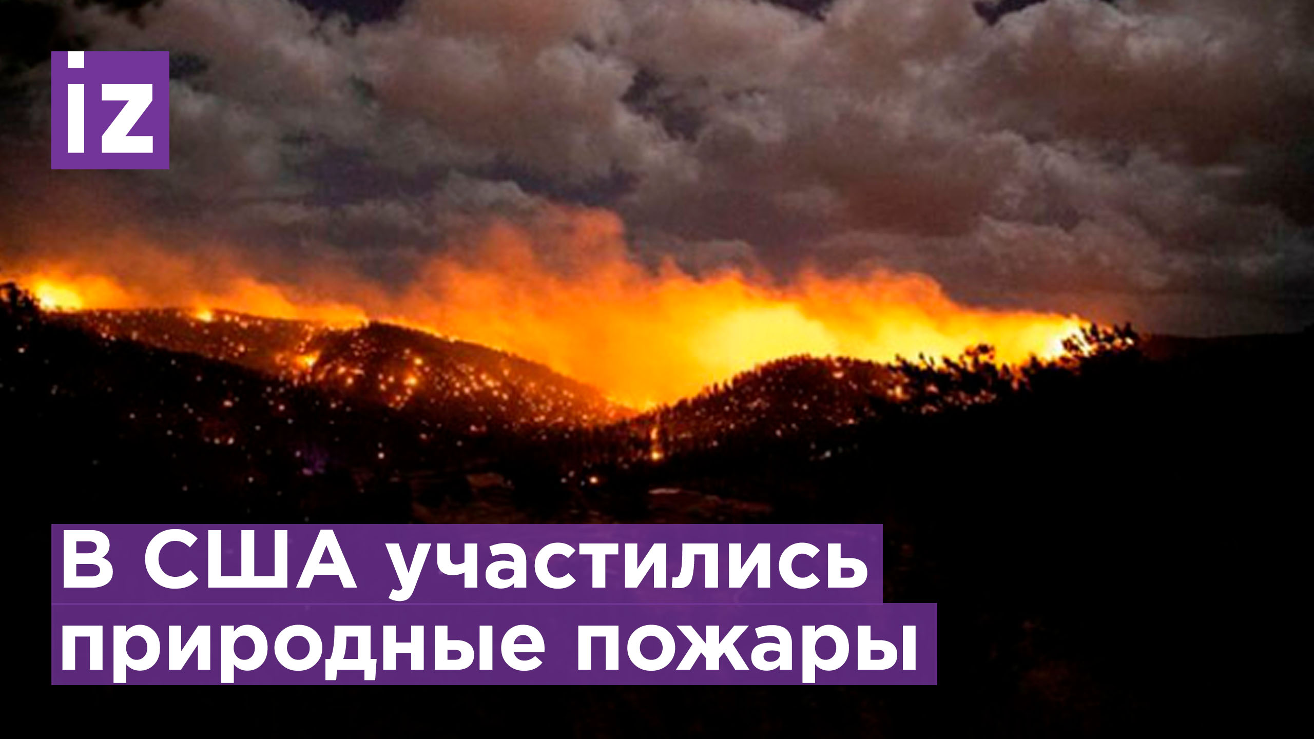 Видео: в США бушуют природные пожары / Известия