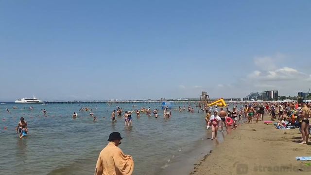 АНАПА - ГНИЁТ .... ГРЯЗНОЕ МОРЕ, А ЛЮДИ БЕГУТ НА ПЛЯЖ! ПЕКЛО! 22.06.2021 смотреть онлайн