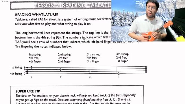 Lesson 2 Reading Tablature pg. 11 смотреть онлайн