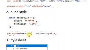 React JS CSS Styles in English Explanation