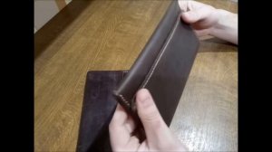 Кошелёк-Клатч ручной работы из натуральной кожи.Изделия из кожи ручной работы Kuzyukin