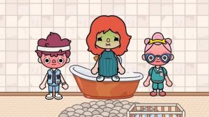 Rainbow Hair Family Hate Me Because of My Golden Hair | Toca Life Story | Toca Boca