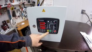 Подключаем генератор к дому в уличном мини контейнере