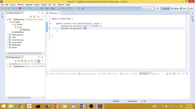 Using Git with Eclipse Part 2 - Import from Git and Commit смотреть онлайн