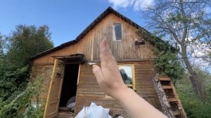 Купили старую дачу !! День 2 - разбираем хлам, наняли рабочих