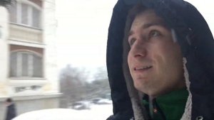 Первый снег в Севастополе!