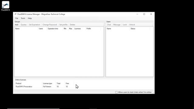 Festo FluidSIM® V6  Activating and managing licenses with the license manager