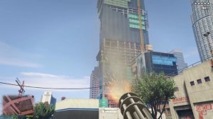 GTA 5 - Michael's FIRST PERSON Five Star RAMPAGE! (Epic Police Escape)