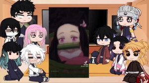 Hashira React to Tanjiro and Nezuko ||Gacha Club||