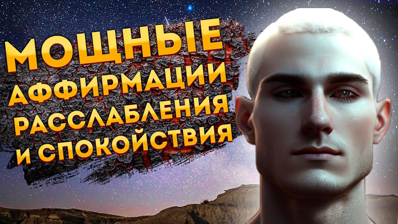 Сильные Аффирмации+ Медитация на Спокойствие и Расслабление.