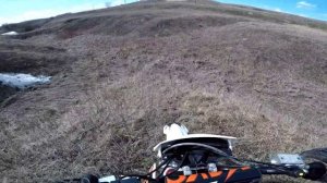 KAYO BASIC TT140EM. Покатушки по горам.