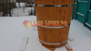 Купель из кедра своими руками