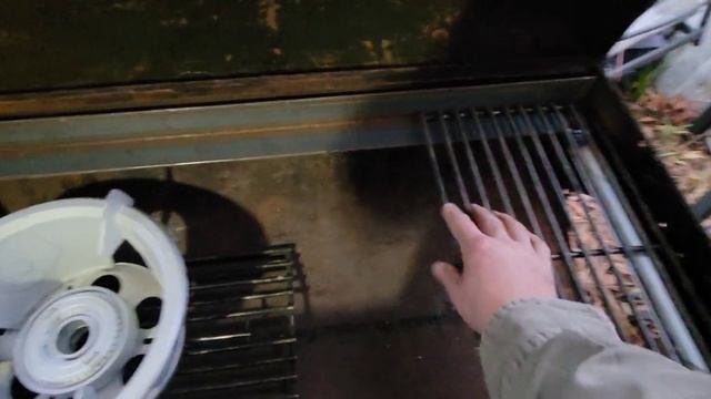 Vok station from old grill. Горелка для вока в старом гриле. смотреть онлайн