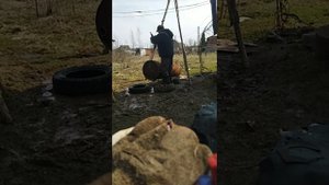 подъем, установка,тяжёлой 250кг бочки,одному.