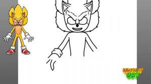 How to DRAW FLEETWAY SUPER SONIC from The Movie