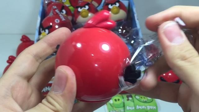 Необычные Яйца Сюрпризы в форме Птички из игры Энгри Бёрдс,Unboxing Surprise Eggs Angry Birds