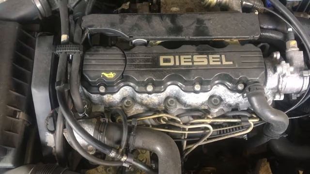 Т2637 ДВС (Двигатель) Opel Astra F 1.7td X17DTL смотреть онлайн