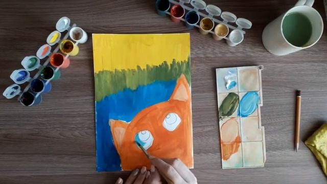 Рисуем котика с детьми смотреть онлайн