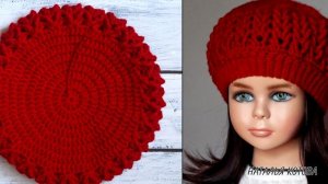 Берет крючком для начинающих, берет крючком мастер класс и схема