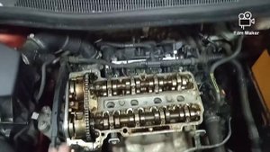 opel, плавают обороты.Звмена клапанной крышки.