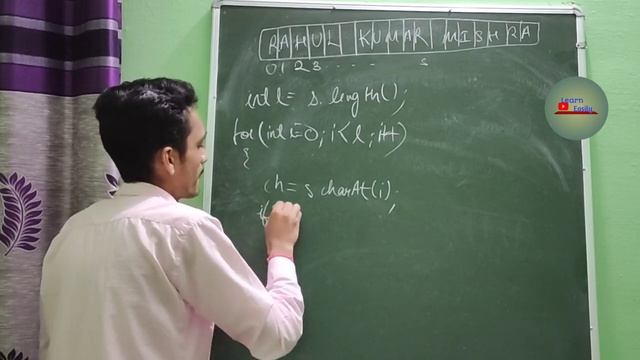 print initials with full surname | string | icse | java | semester2 | computer application