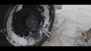 Цепи с тросом на Газель спарку, своим руками.