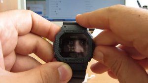 Casio DW-5600DC-1ER видео обзор и настройка