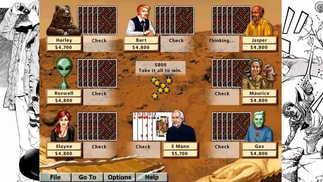 Hoyle Card Games (2000) -3- Ace of Spades смотреть онлайн