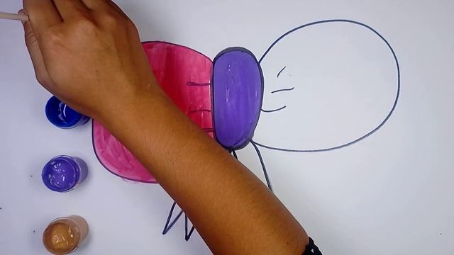 bolalar uchun bantik rasm chizish / Drawing rainbow bow for children /Рисование бабочки для детей смотреть онлайн