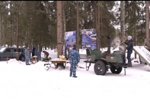 Полевая кухня ИЦ-1 и ИК-3 на лыжных гонках в Ярцеве