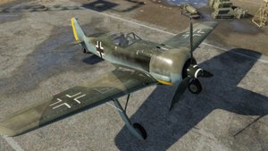 War Thunder | Характеристики самолётов | Fw 190 A-1 | 2.25.1.119