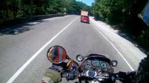 Дальняк на мотоцикле 1300км, на Черное море или Озеро в горах? Кавасаки КЛЕ 500.