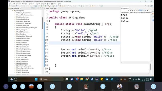Java Class 30 String (12/4/2023)