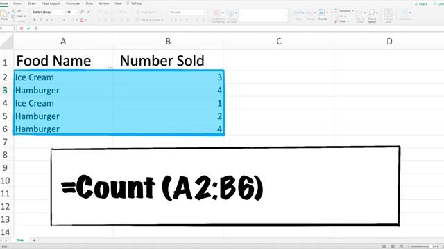 How to Count Cells in Excel Using Count, CountA, Countif Functions