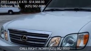 2003 Lexus LX 470 Base 4WD 4dr SUV for sale in Bellevue, WA