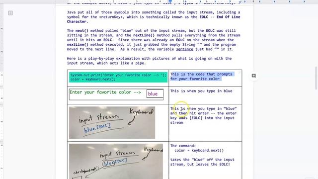 Inputting String and the Dummy nextLine смотреть онлайн