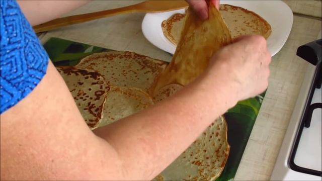 Вкуснейшие блины с бананами нежные и мягкие!