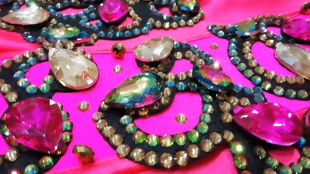 Костюм для восточных танцев - малиновый смотреть онлайн