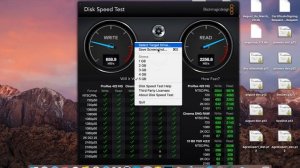 MacBook Pro 13" 2017 SSD Speed test