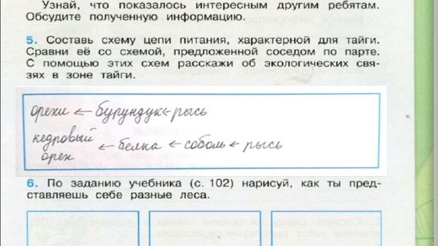 Окружающий мир. Рабочая тетрадь 4 класс 1 часть. ГДЗ стр. 43 №5 смотреть онлайн