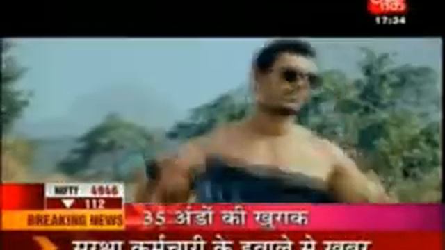 John Abraham at Gold's Gym to promote his film Force