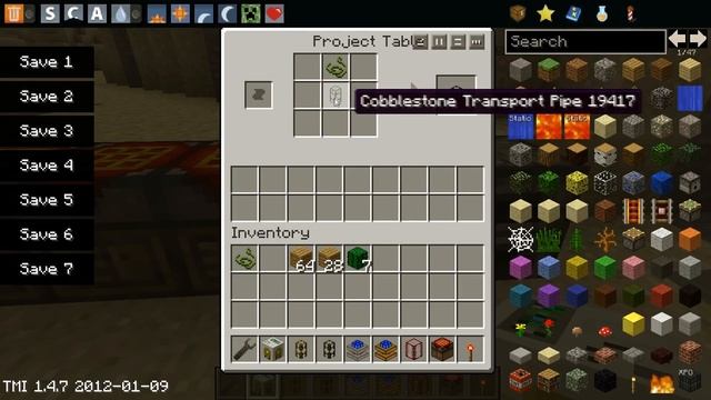 Minecraft BuildCraft. Водопроводные трубы и помпа. смотреть онлайн