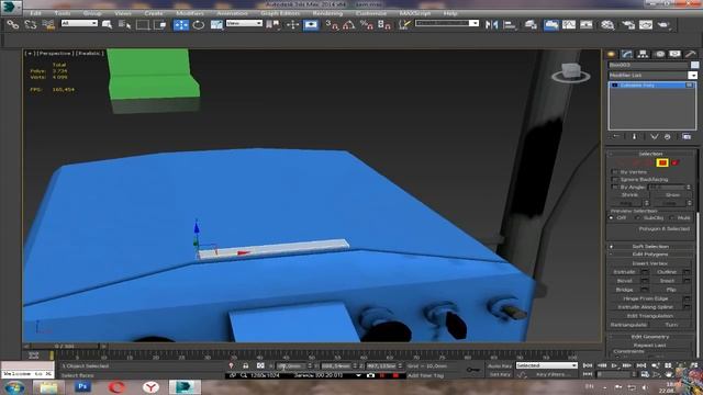 Создаем мод с нуля для FS15 - 9 - моделируем зеркало и панель приборов... смотреть онлайн