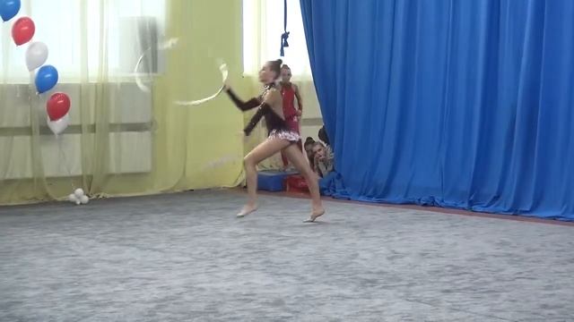 Вовк Александра, 2000, Ижевск, обруч, Первенство Удмуртии, 27 11 2014 смотреть онлайн