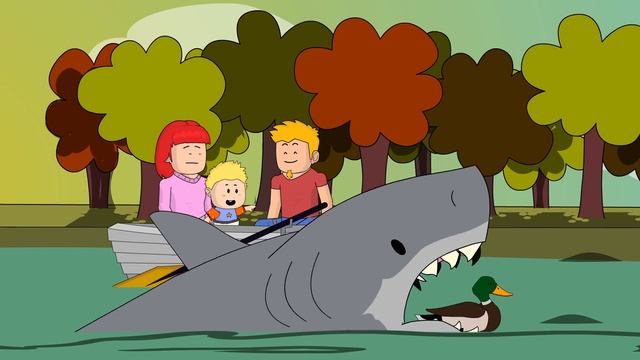Baby Alan Cartoon "Greg the Shark" Season 1 Episode 4 смотреть онлайн